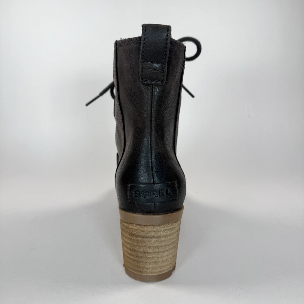 Sorel Womens 8.5 Waterproof Leather Lace Up Ankle Boots Brown NL3715 NWT - Picture 8 of 15